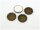 6 Fassungen in antik Bronze für 20 mm Cabochons