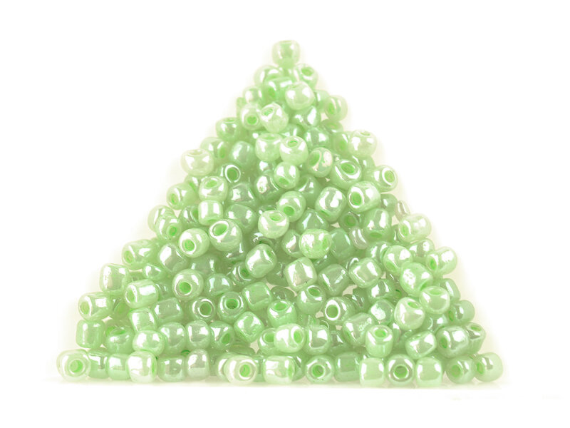 Rocailles Perlen 4 mm in mint 300 Stück