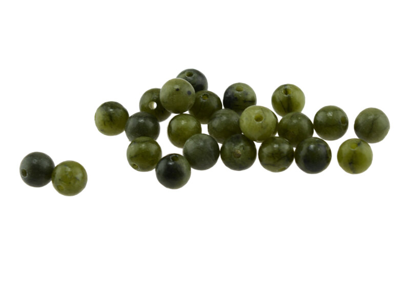 Perlen natürliche Jade 4 mm 20 Stk