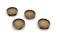 Schiebeperlen in antik bronzefarben für 16 mm...