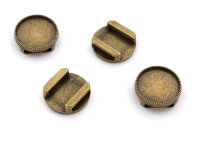 Schiebeperlen in antik bronzefarben für 16 mm...