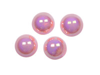 Cabochons im holographic Design in pink für 10 mm...