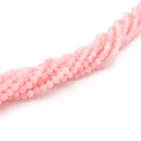 Perlen aus natürlicher Jade in rosa 4mm 20 Stück