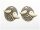 2 Medaillons mit Spatzen in antik Bronze charms
