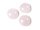 Cabochons aus Rosenquarz in rosa 12 mm 2 Stück