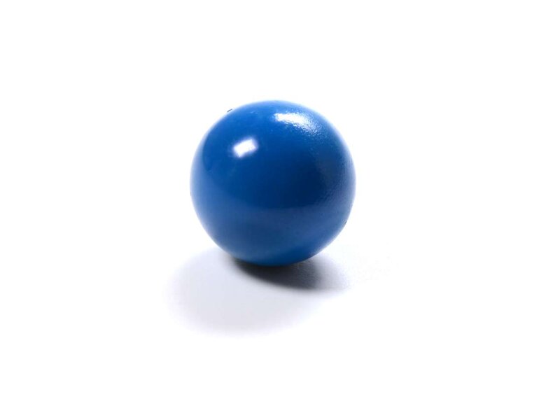 Klangkugel aus Messing in dunkelblau 16 mm 1 Stück