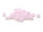 Glasschliffperlen in hellem rosa 6 x 4 mm 30 Stück