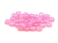 flachrunde Glasperlen in pink 8 mm 40 Stück