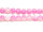Crackle Glasperlen in pink und weiß 10 mm 10 Stück