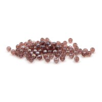Perlen in Pflaume holo beschichtet 4 mm 79 Stück