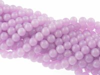 30 Jadeimitat Perlen in flieder, 8mm