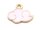 emaillierter Anhänger kleine Wolke in rosa 2 Stück