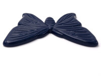 Schmetterling aus Vintage Kunststoff in marineblau 7 x 5 cm 