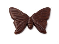 Schmetterling aus Vintage Kunststoff in braun marmoriert...