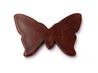 Schmetterling aus Vintage Kunststoff in braun marmoriert...