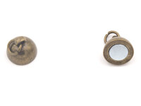 Magnetverschlüsse aus Messing in antik bronzefarben 2er Set
