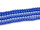 Perlen aus Kunststoff in Blautönen 8 mm 3 Stränge