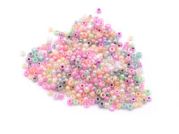 Rocailles Perlen Pastell Farbmix 3 mm 10 Gramm ca 400 Stück