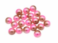 Cabochons im holographic Design in rosa für 8 mm Fassungen 20 Stück