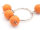 3-teiliger Anhänger mit Perlen in orange 1Stück