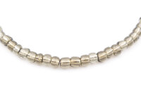 Rocailles Perlen in grau silber 4mm 300 Stück