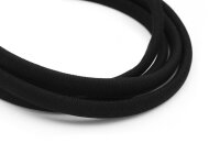 elastisches Habotei Seidenband in schwarz 5x3mm 2m