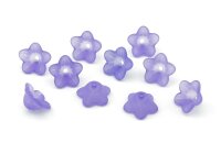 20 Blüten in violett, 13 mm