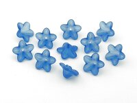 20 Blüten 13 mm dunkelblau