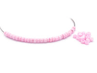 Rocailles Perlen in rosa 3mm 40g