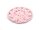 ein filigraner Traumfänger aus Stoff in rosa 46 mm