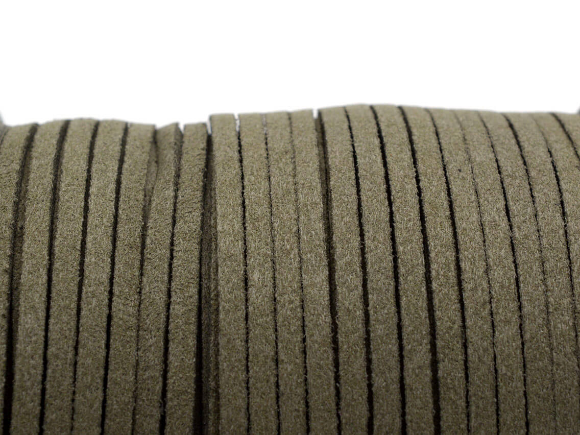AURORIS Wildlederimitat Band – 5x1,5 Mm, 10 M Hellbraun, Für Basteln & Schmuck