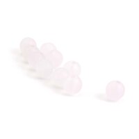 Perlen aus natürlichem Rosenquarz 6mm 10 Stück
