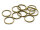 schlichte Verbinder in antik bronzefarben 12 mm 10 Stück