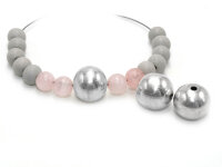 glänzende Perle aus 925 Silber 14 mm 1 Stück