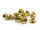 Aufhängungen für Hohlperlen in antik goldfarben 10 Stück