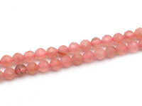 Perlen aus natürlichem argentinischen Rhodochrosit 3 mm 10 Stück