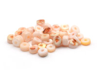 Perlen aus Perlmutt in altweiß 6 mm 5 Gramm