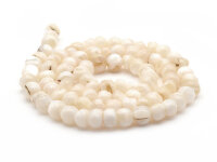 Perlen aus Süßwassermuschel in weiß 5-7...