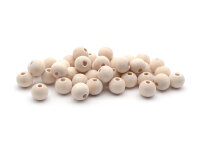Perlen aus Holz 10 mm 40 Stück
