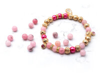 Perlen aus Kirschblüten Jaspis 6 mm 14 Stück