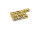Perlen als Rechteck in goldfarben 6x2,5 mm 50 Stück
