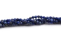 facettierte Perlen aus Lapislazuli in blau 2mm 10...