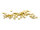 runde Perlkappen in goldfarben 4mm 100 Stück