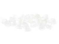 Perlen als Blüte gefrostet aus Acryl in weiß...