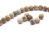 Perlen aus Jaspis in hellbraun 6 mm 10 Stück