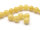 Jadeperlen in gelb 10 mm 8 Stück