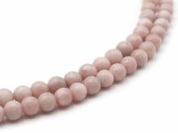 Perlen aus Pink Opal 6 mm 6 Stück