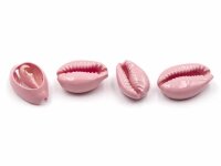 Perle als Muschel in pink 4 Stück