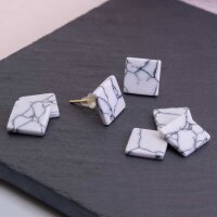 quadratische Cabochons marmoriert aus 10mm 4 Stück
