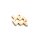 Anhänger Tierkreiszeichen Wassermann aus 304 Edelstahl in goldfarben 1 Stück